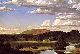 Frederic Edwin Church West Rock, New Haven painting